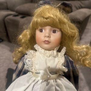Vintage porcelain doll